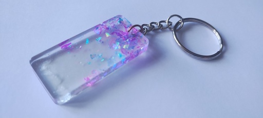 Porte-clés dégradé de paillette 